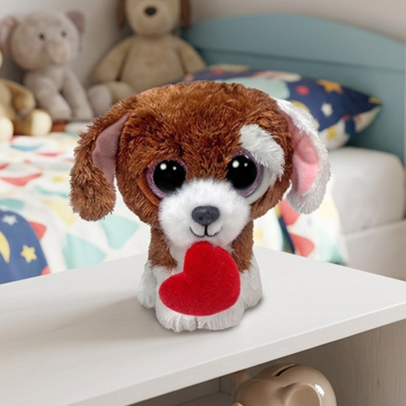 TY BEANIE BOO'S CUDDLES THE DOG SMALL 15cm