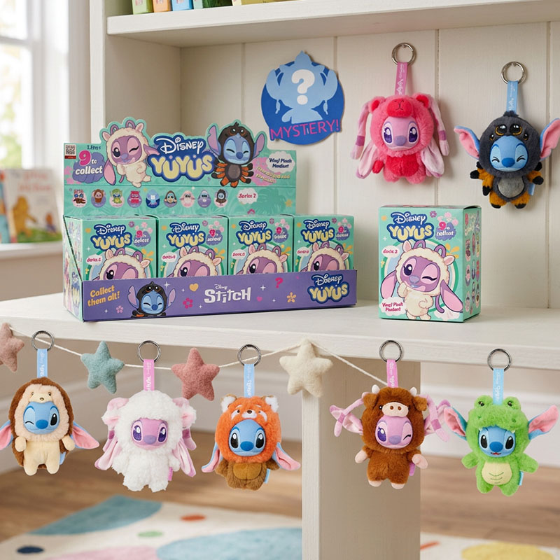 DISPLAY DISNEY STITCH YUYU'S WITH CLIP WAVE-2 /8