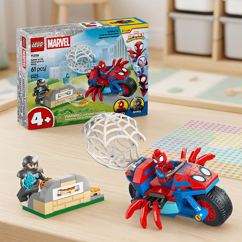 LEGO 11206 MARVEL SPIDEY MOTORCYCLE VS. RHINO