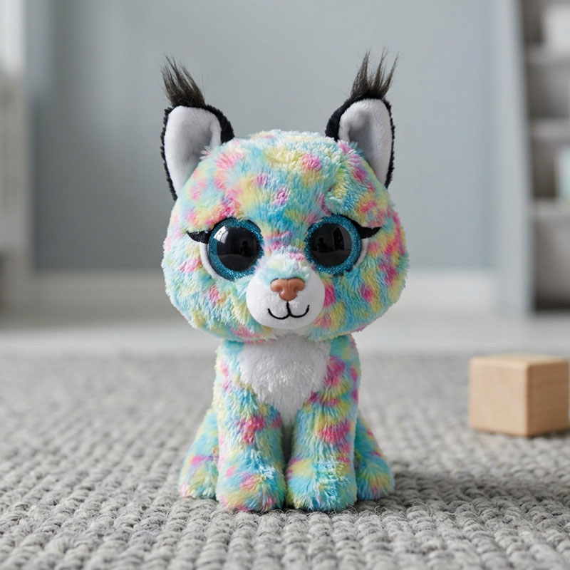 TY BEANIE BOO'S SMALL -  LYNX THE BOBCAT 15cm
