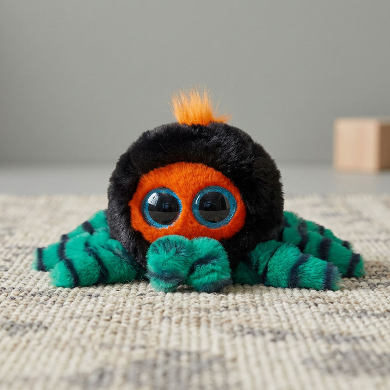TY BEANIE BABIES SMALL - CRAWLEY THE SPIDER 15cm