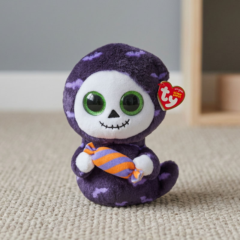 TY BEANIE BABIES SMALL - SPOOKUMS THE GHOST 15cm