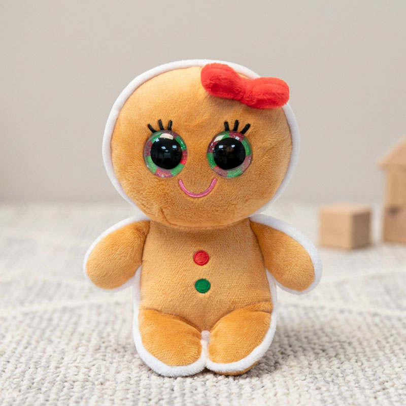 TY BEANIE BABIES SMALL - HOLLY THE GINGERBREAD 15cm