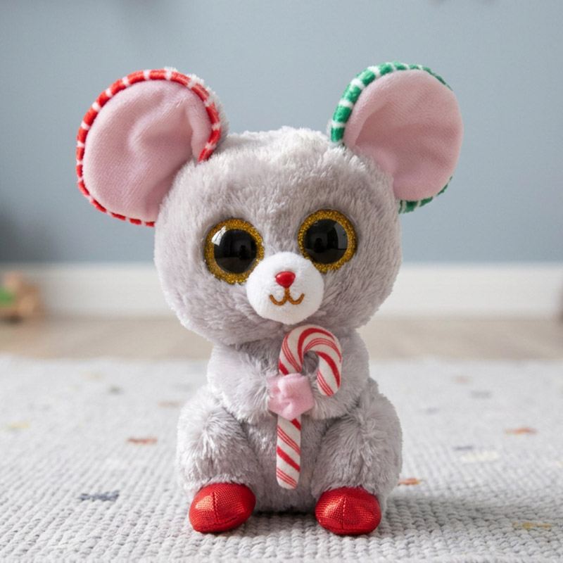TY BEANIE BABIES SMALL - GOUDA THE MOUSE 15cm
