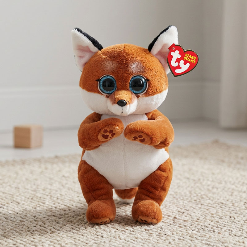 TY BEANIE BELLIES MEDIUM - WITT THE FOX 23cm