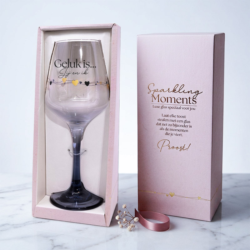 SPARKLING MOMENTS - WIJN - GELUK IS