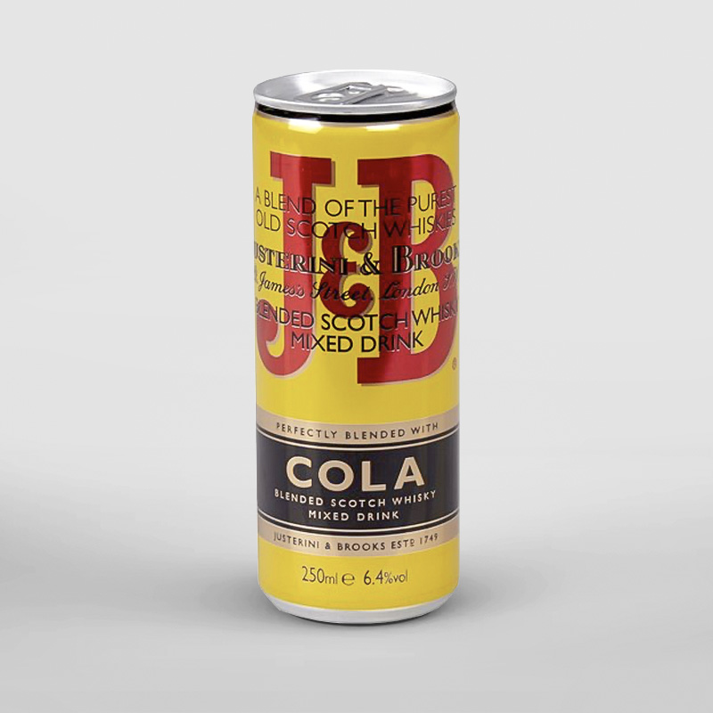 J&B WHISKY&COLA CAN 12X25cl