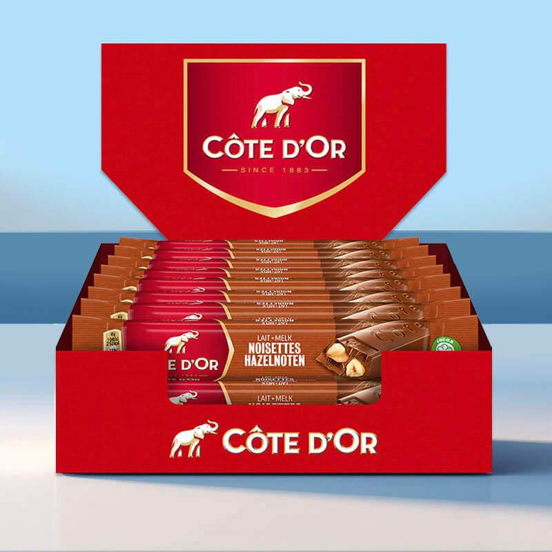 COTE D'OR MELK HELE HAZELNOTEN 32x45g