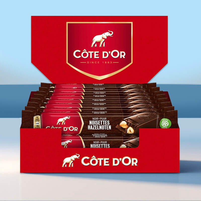 COTE D'OR PUUR HELE HAZELNOTEN 32x45g
