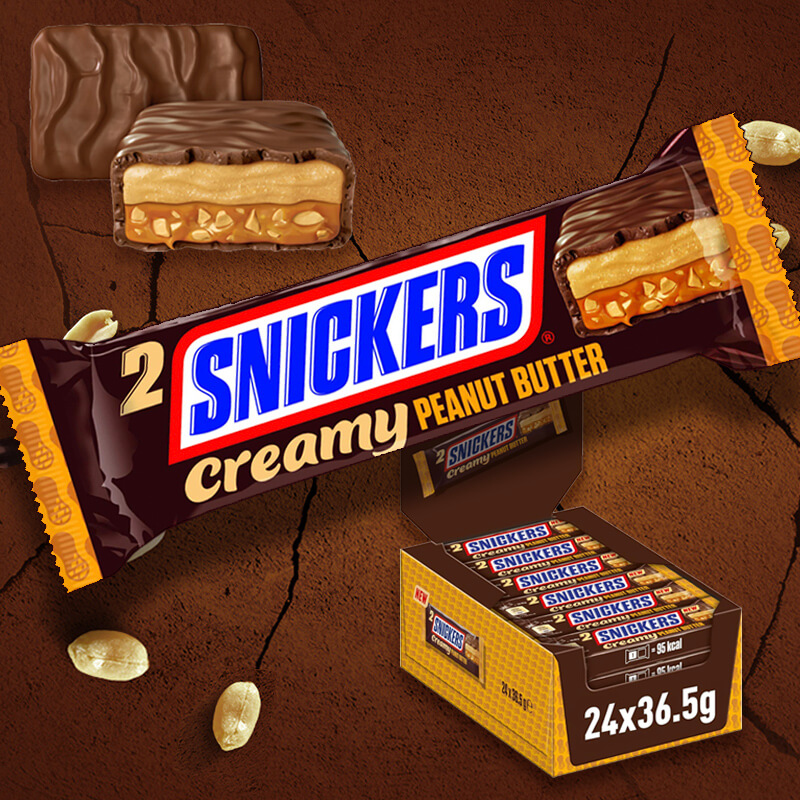 SNICKERS PEANUT BUTTER 24x36,5g