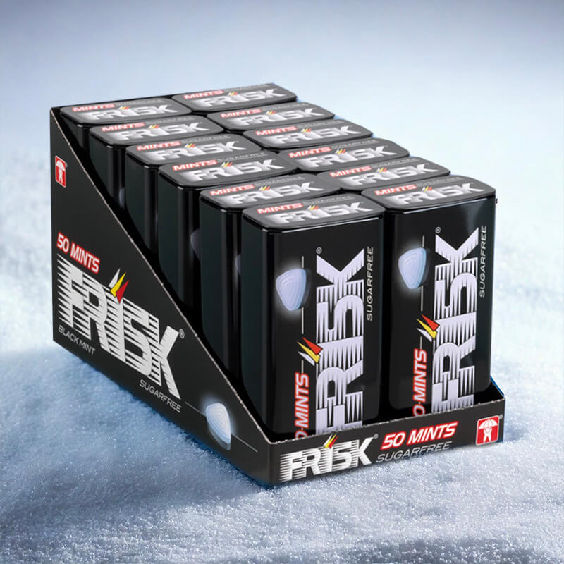 FRISK XL BLACK MINT 12x35g