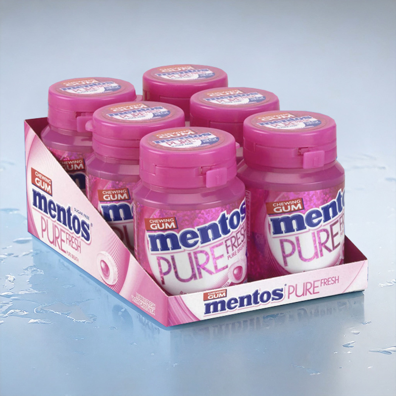 MENTOS CUP PURE FRESH BUBBLEFRESH 6x60g
