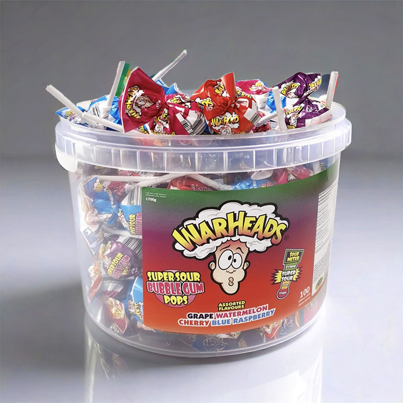 WARHEADS ORIGINAL MIX LOLLY POP 100x19g