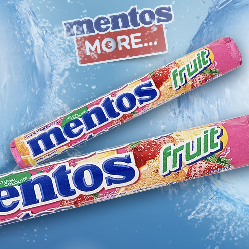 MENTOS ROL FRUIT 40x38g
