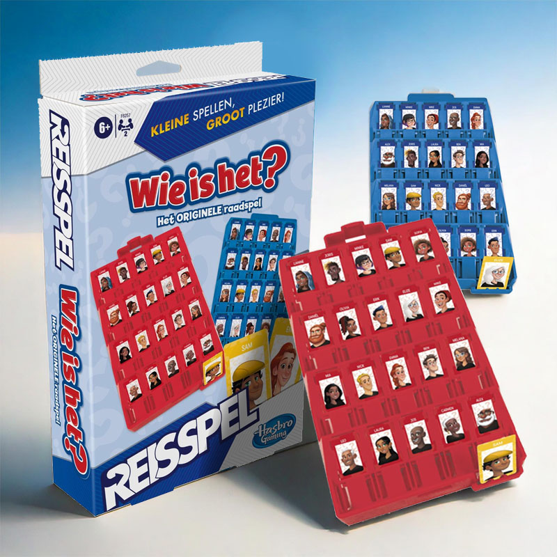 WIE IS HET ? REISSPEL