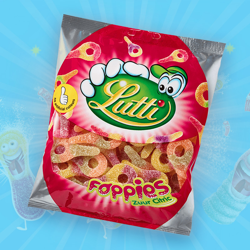 LUTTI MINI FOPPIES VEGGIE 12 X80g