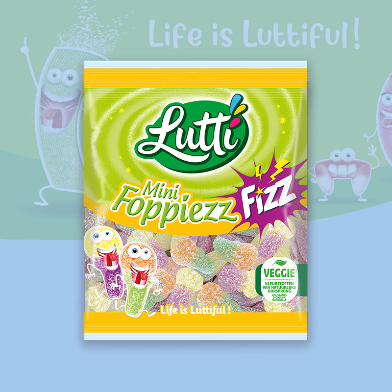 LUTTI MINI FOPPIES VEGGIE 12 X80g