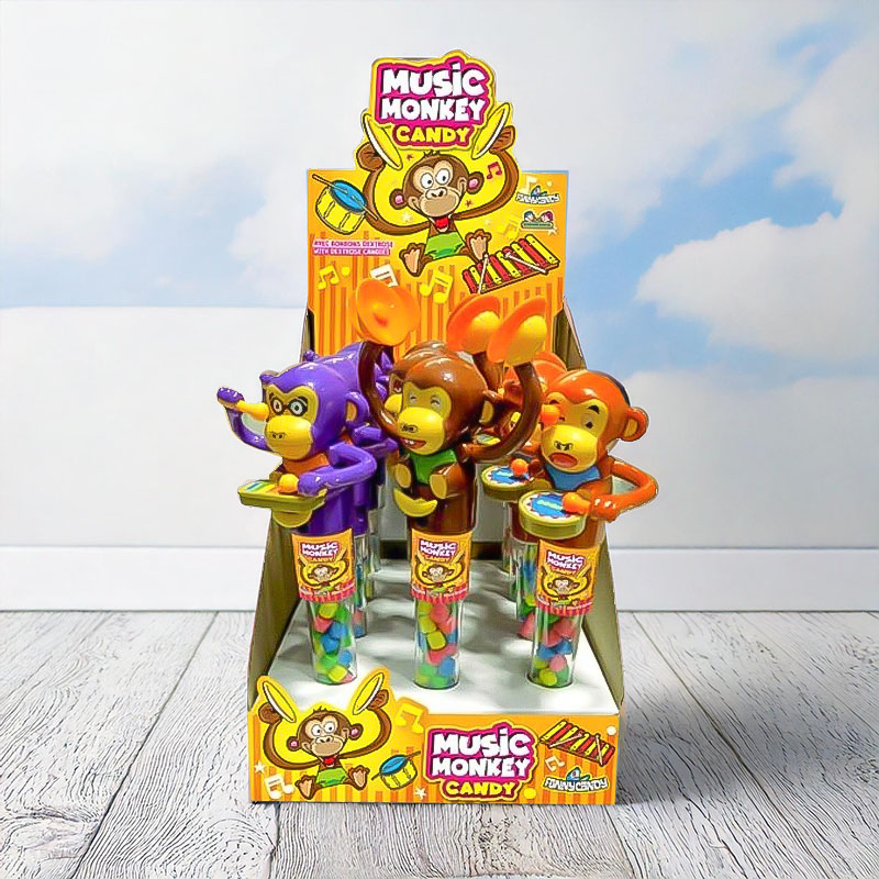 MUSIC MONKEY CANDY 12 pcs