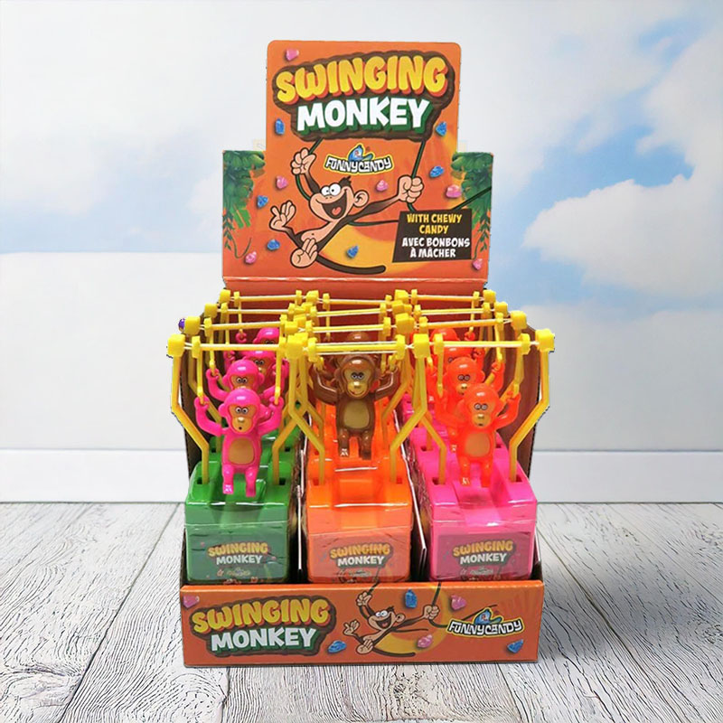 SWINGING MONKEY CANDY 12 pcs