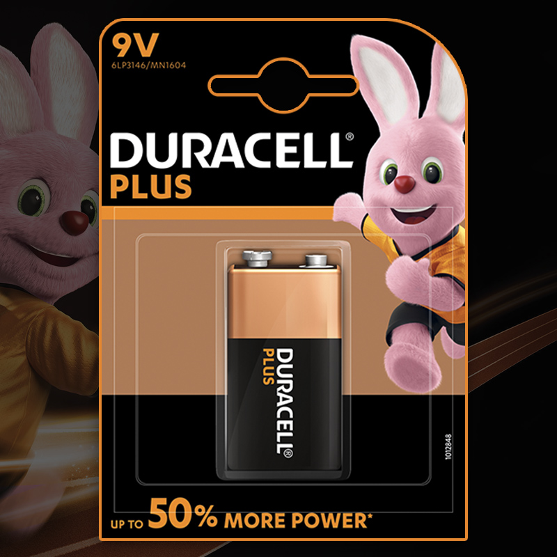 DURACELL PLUS POWER "9V" 1pcs 6LR61 /10