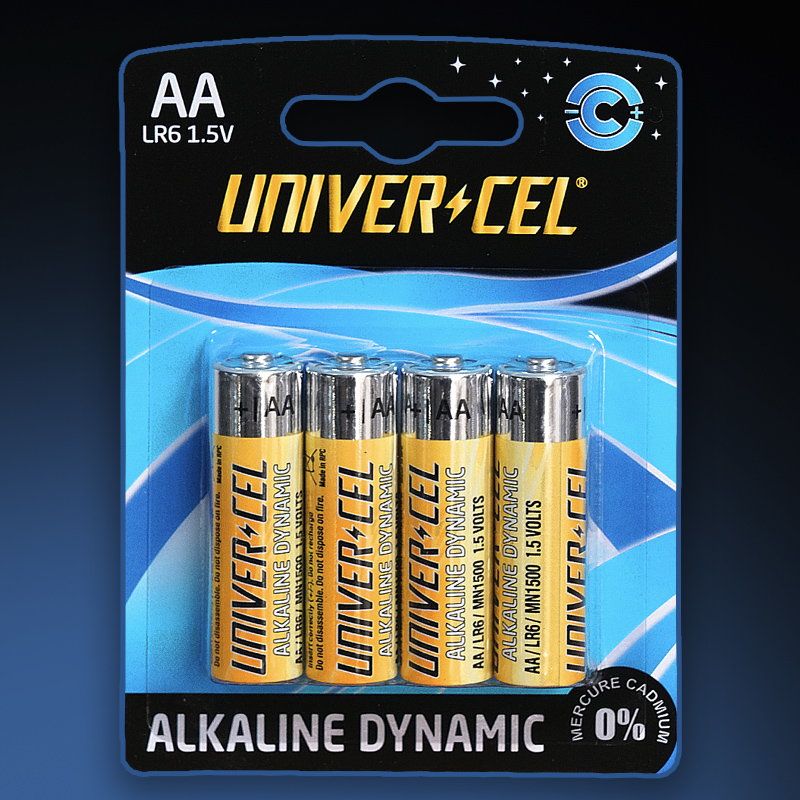 UNIVER-CEL ALK. DYN. "AAA" 4pcs LR03 /12