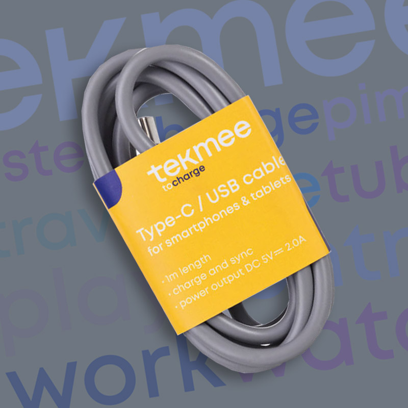 TEKMEE USB-C CHARGING CABLE 12-PACK