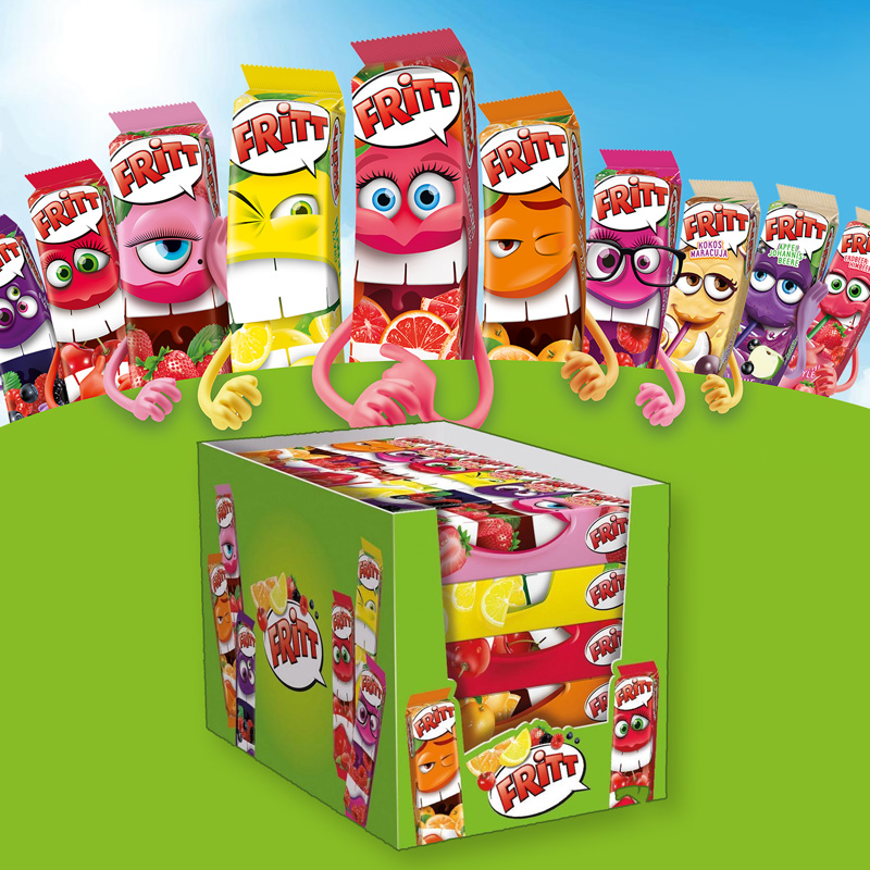 FRITT KAUWBONBONS 6 FLAVOURS 30 x 70gr