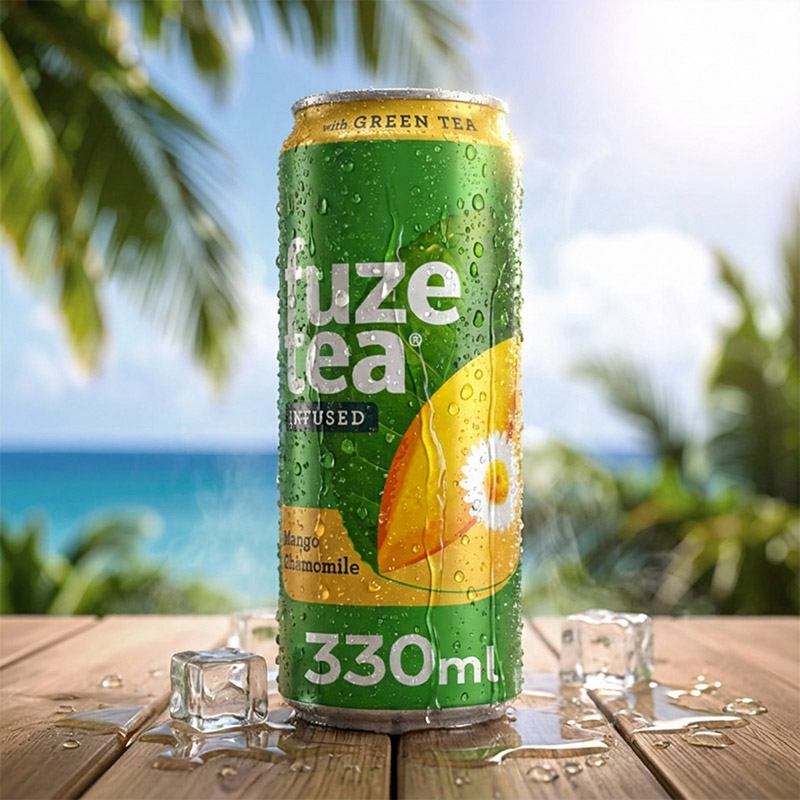 FUZETEA MANGO CHAMOMILE CAN 6x4x33cl