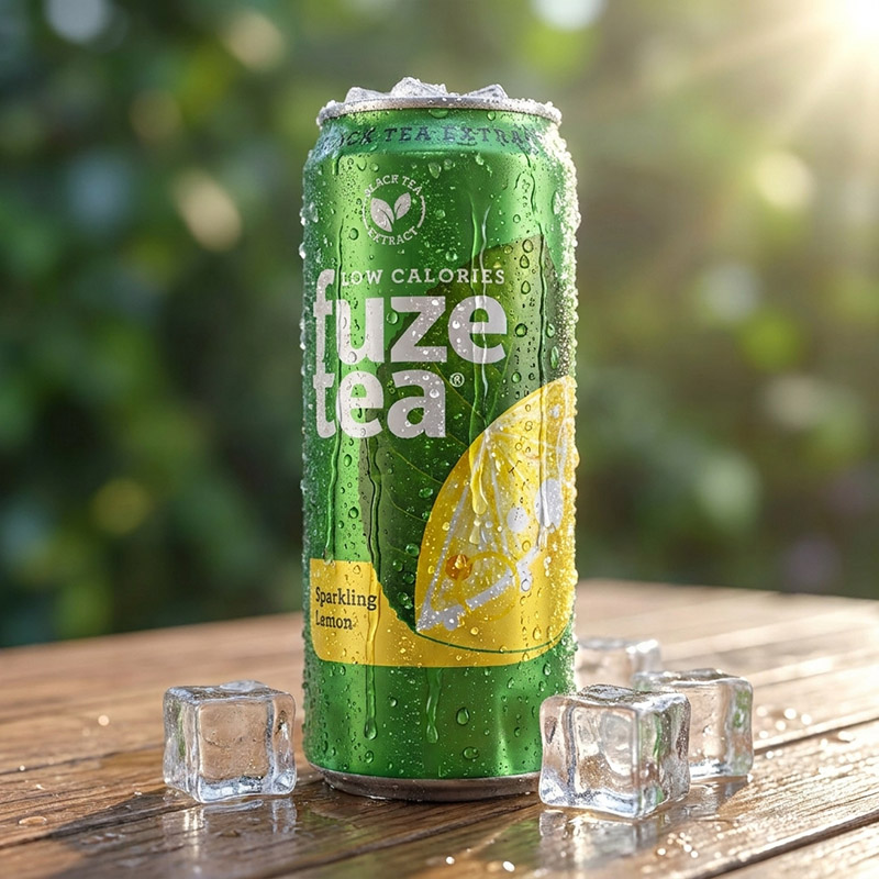 FUZETEA SPARKLING LEMON CAN 6x4x33cl