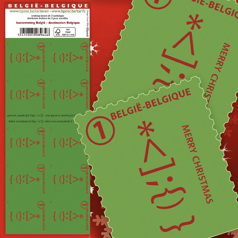 POSTZEGELS T1 NAT. "EOY" 10X10