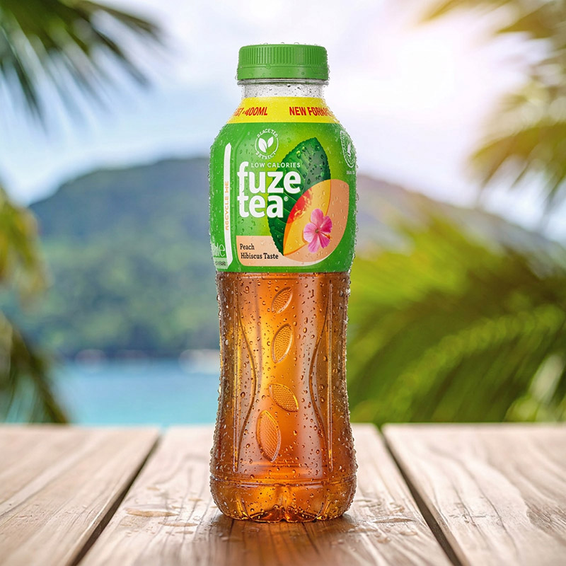 FUZETEA PEACH HIBISCUS PET 4X6X50cl