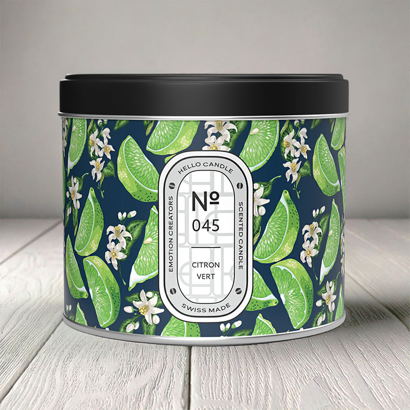 HELLO CANDLE CITRON VERT 500ml