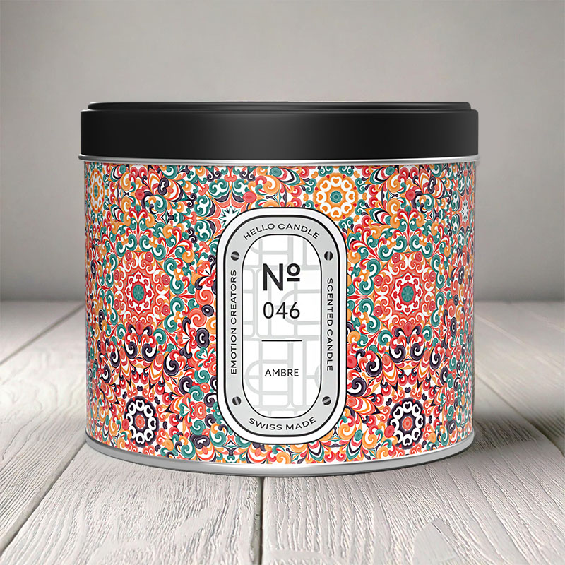 HELLO CANDLE AMBRE 500ml