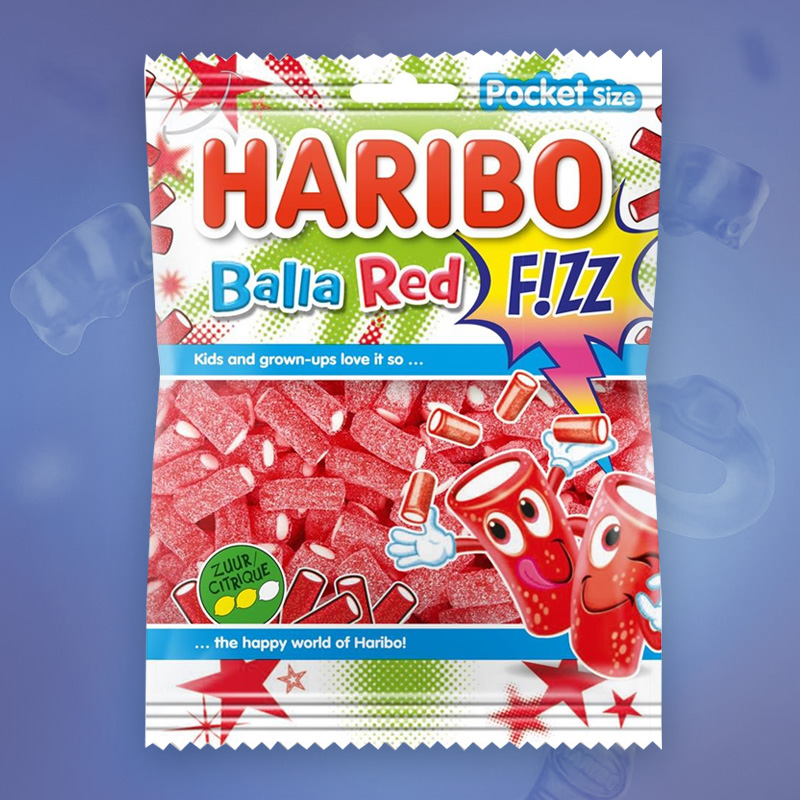 HARIBO BALLA RED FIZZ 28x70g