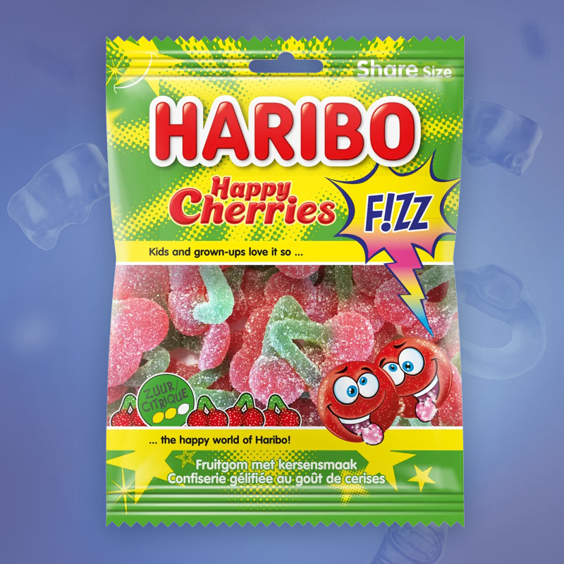HARIBO HAPPY CHERRIES FIZZ 28x70g