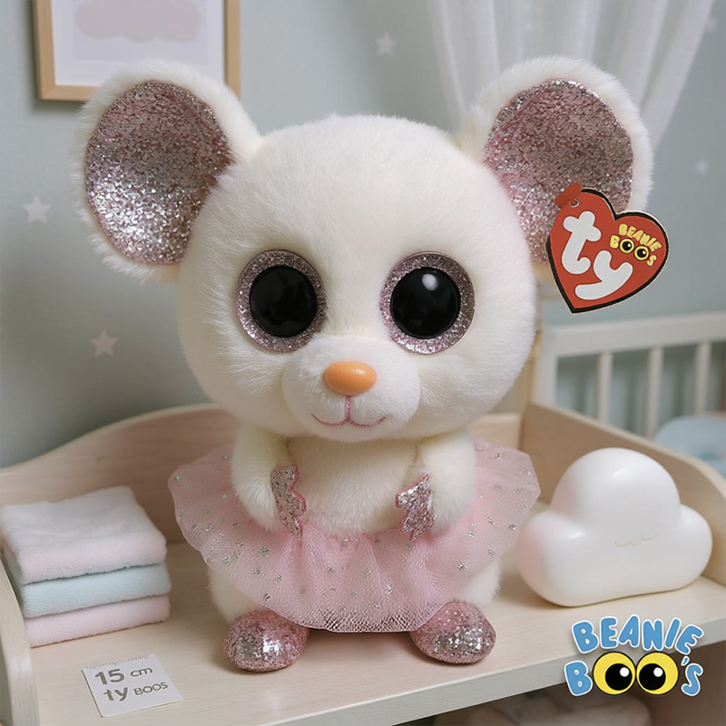 TY BEANIE BOO'S NINA LE SOURIS SMALL 15CM