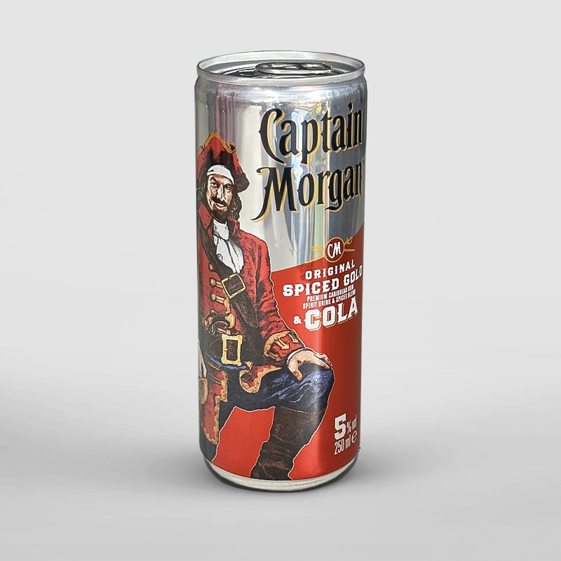 CAPTAIN MORGAN RUM&COLA CAN 12X25cl
