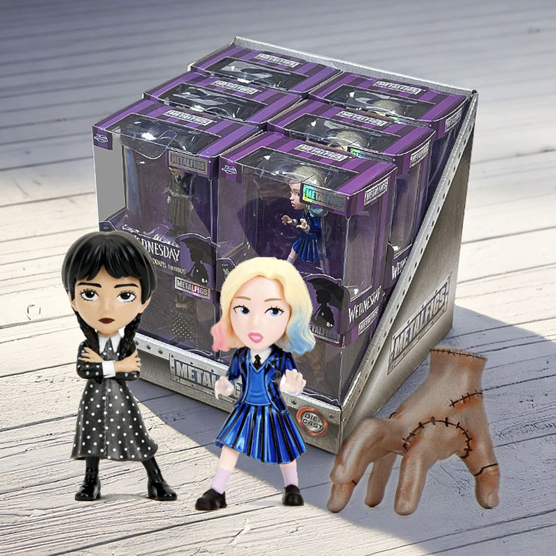 WEDNESDAY METALFIGS ASSORTIMENT 6,5CM /12