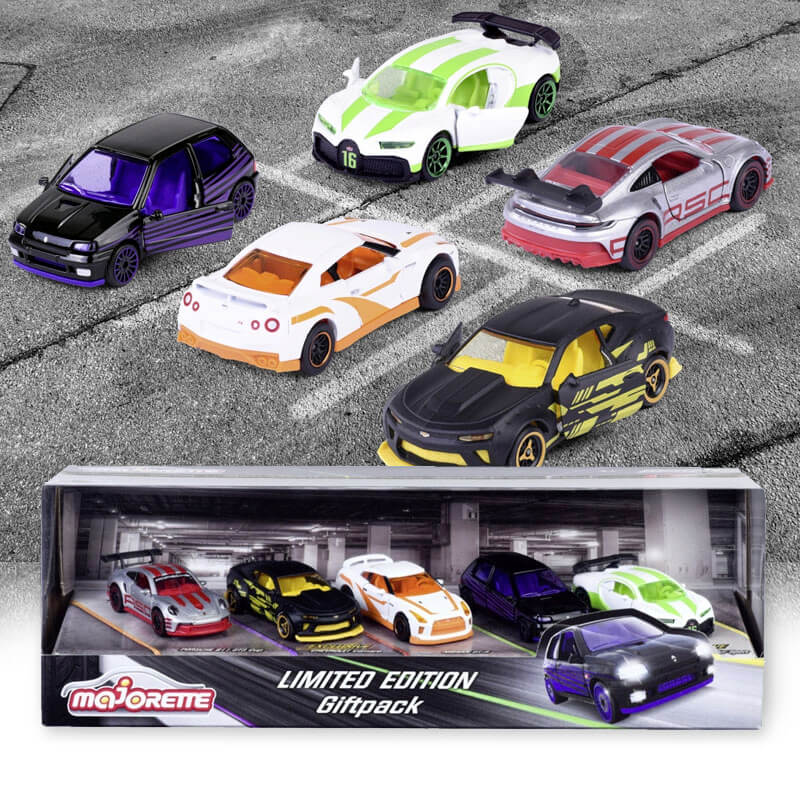 MAJORETTE LIMITED EDITION 10 GIFTPACK 5PCS