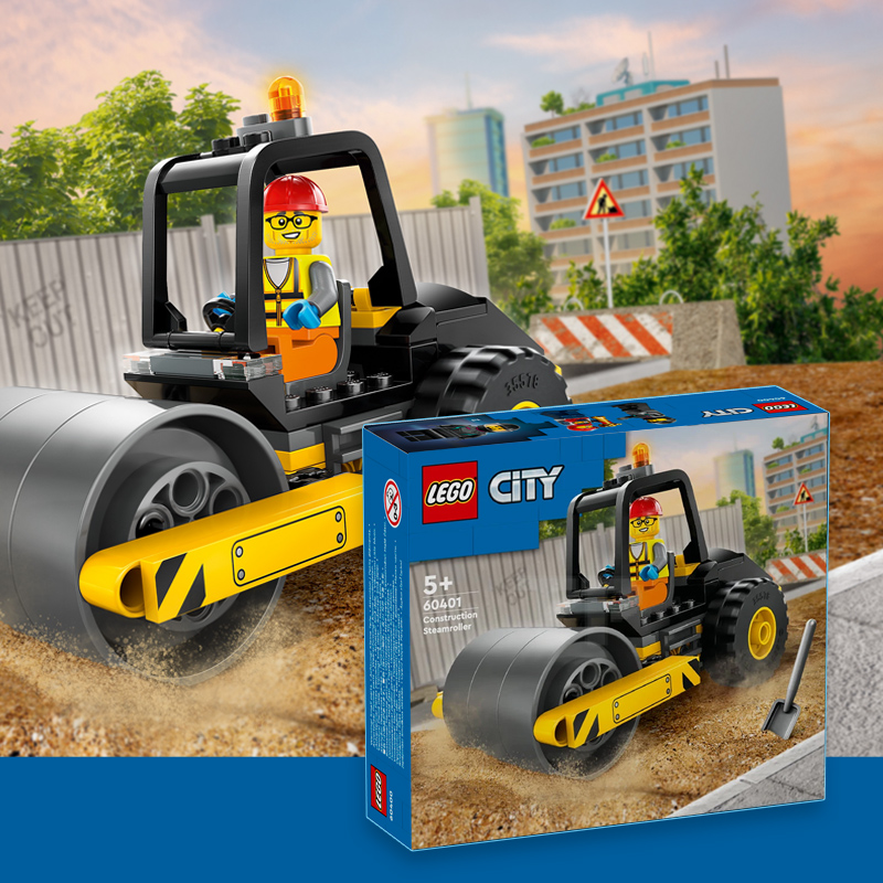 LEGO 60401 CITY CONSTRUCTION STEAMROLLER