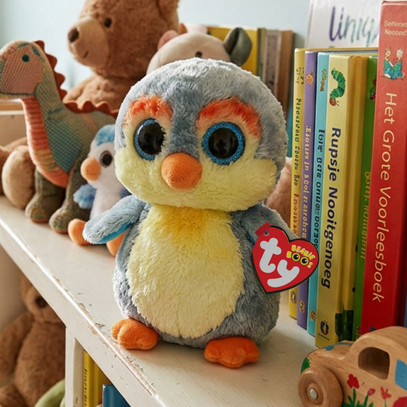 TY BEANIE BOO'S FISHER LE PINGOUIN SMALL 15CM