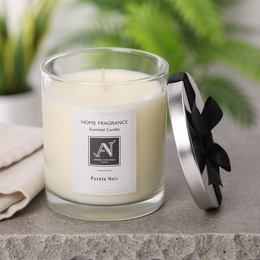 [ANLMLCS001PN] AROMA NATURALS MINIMALIST LUXE CANDLE PURETE NOIR 206G SMALL