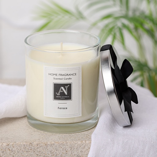 [ANLMLCS001F] AROMA NATURALS MINIMALIST LUXE CANDLE FEROCE 206G SMALL