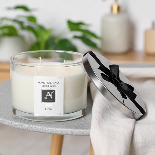 [ANLMLCL001F] AROMA NATURALS MINIMALIST LUXE CANDLE FEROCE 292G LARGE 3-WICKS