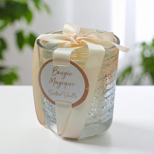 [00336383-2] BOUGIE MAGIQUE VANILLE SILVER LABEL