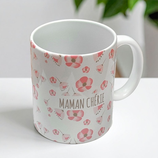 [00120361] MUG "MAMAN CHÉRIE" PINK