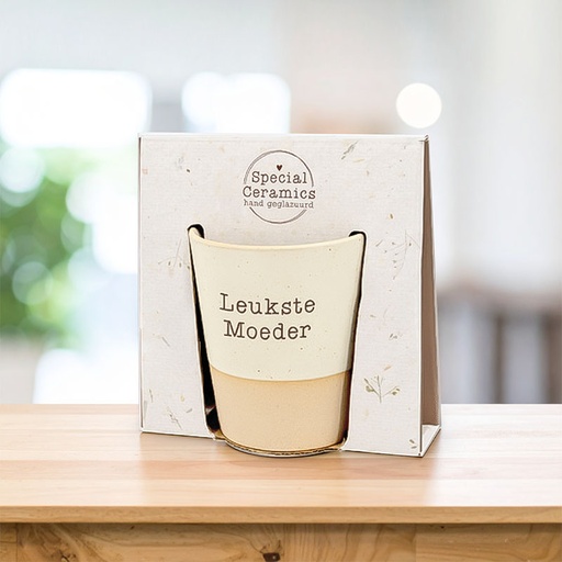 [00125009] SPECIAL CERAMICS MUG "LEUKSTE MOEDER" (35780)