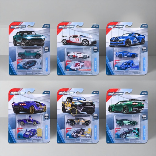 [00050503] MAJORETTE SHOWROOM DELUXE CARS 6ASS