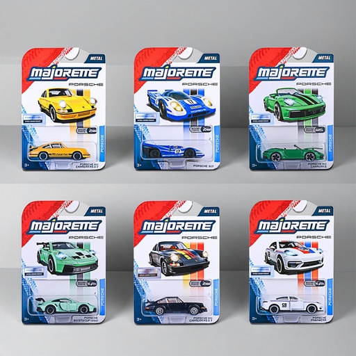 [00050505] MAJORETTE PORSCHE PREMIUM CARS 6-ass