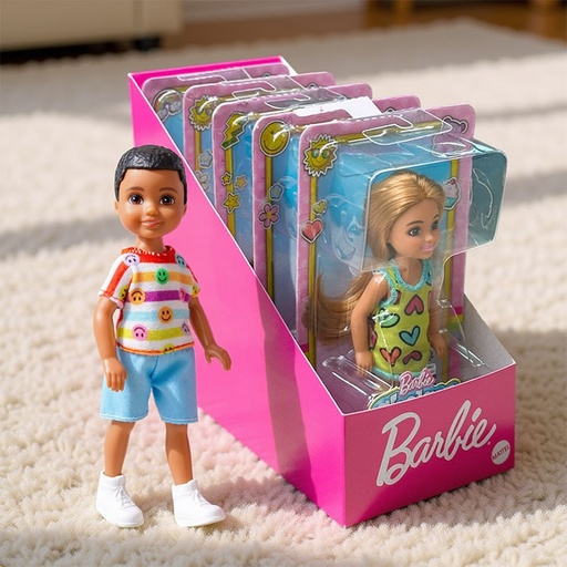 [00040067] BARBIE CHELSEA CLUB MINI DOLLS DISPLAY 5pcs